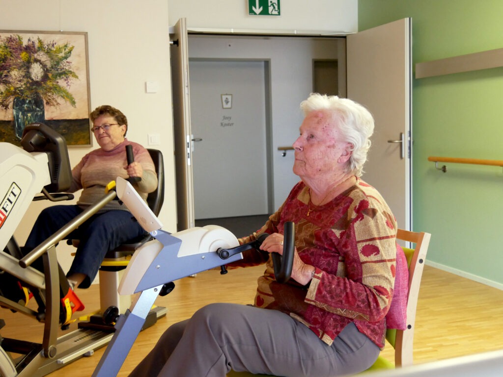 Cycling, movement training, seniors, thera-trainer, rehabilitation